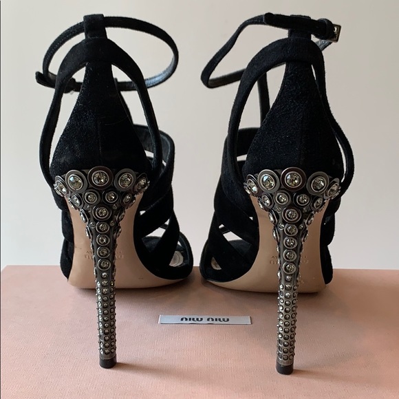 Authentic Miu Miu black evening shoes. Size 38 - Picture 4 of 5